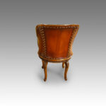 Pair of Edwardian walnut tub chairs - Image 8
