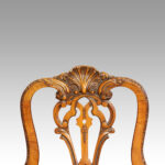 Pair of walnut side chairs manner of Daniel Marot - Image 7
