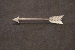 Platinum and diamond arrow broach