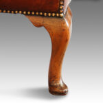 Queen Anne style  leather Wing-chair Now Sold - Image 6
