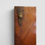 Queen Anne style walnut cabinet on stand - Image 10