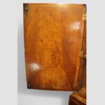 Queen Anne style walnut cabinet on stand - Image 9
