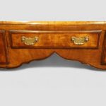 Queen Anne style walnut cabinet on stand - Image 5