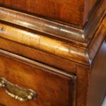 Queen Anne style walnut cabinet on stand - Image 2