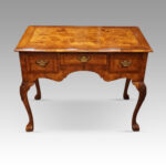 Queen Anne style walnut dressing table