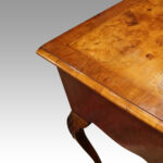 Queen Anne style walnut dressing table - Image 6