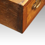 Queen Anne style walnut dressing table - Image 11