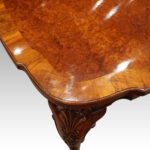 Queen Anne style walnut dining table - Image 11