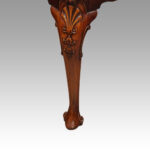Queen Anne style walnut dining table - Image 2