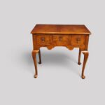 Queen Anne style walnut lowboy - Image 8