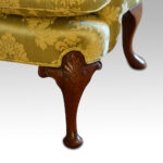 Queen Anne style wing chair - Image 2