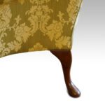 Queen Anne style wing chair - Image 5