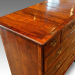 Queen Anne walnut chest - Image 2