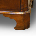 Queen Anne walnut chest, with canted corners - Image 4