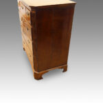 Queen Anne walnut chest, with canted corners - Image 8