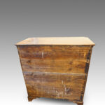 Queen Anne walnut chest, with canted corners - Image 9