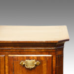 Queen Anne walnut chest, with canted corners - Image 10