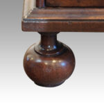 Queen Anne walnut chest of drawers - Image 12