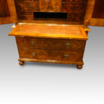 Queen Anne walnut fitted cabinet on chest Now Sold - Image 13