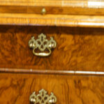 Queen Anne walnut fitted cabinet on chest Now Sold - Image 5