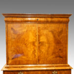Queen Anne walnut fitted cabinet on chest Now Sold - Image 2