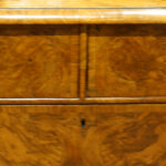 Queen Anne walnut fitted cabinet on chest Now Sold - Image 8