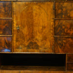 Queen Anne walnut fitted cabinet on chest Now Sold - Image 10