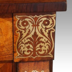 Regency brass inlaid chiffonier - Image 6