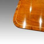 Regency brass inlaid mahogany large breakfast table - Image 6