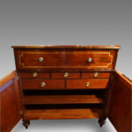Regency brass inlaid secretaire - Image 2