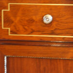 Regency brass inlaid secretaire - Image 5