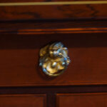 Regency brass inlaid secretaire - Image 8