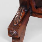 Regency brass inlaid rosewood sofa table - Image 3
