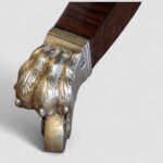 Regency brass inlaid rosewood sofa table - Image 4