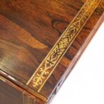 Regency brass inlaid rosewood sofa table - Image 5