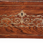 Regency brass inlaid worktable - Image 12