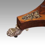 Regency brass inlaid worktable - Image 9