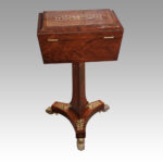 Regency brass inlaid worktable - Image 4