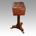 Regency brass inlaid worktable - Image 3