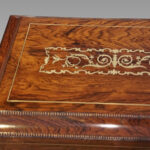 Regency brass inlaid worktable - Image 2