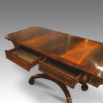 Regency rosewood sofa table with scroll feet NOW SOLD - Image 5