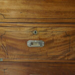 Regency Camphorwood secretaire military chest - Image 3
