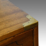 Regency Camphorwood secretaire military chest - Image 4