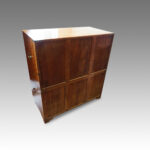 Regency Camphorwood secretaire military chest - Image 6