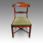Set of 8 William IV mahogany dining chairs - Image 4
