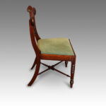Set of 8 William IV mahogany dining chairs - Image 5