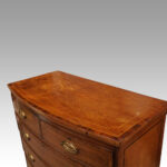 Regency inlaid bow fronted chest - Image 2