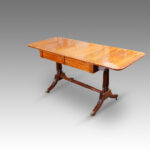 Regency inlaid mahogany sofa table - Image 3