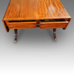 Regency inlaid mahogany sofa table - Image 6