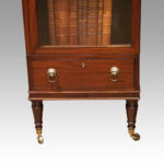 Regency mahogany library cabinet - Image 8